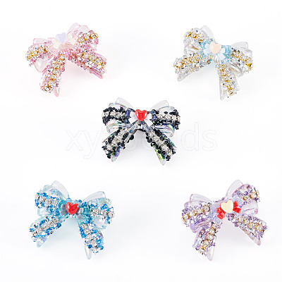 5Pcs 5 Styles Acrylic Spacer Beads OACR-TA0001-66-1