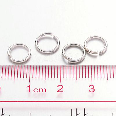 Brass Open Jump Rings JRC8mm-NF-1