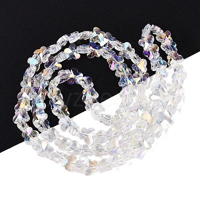 Electroplate Glass Beads Strands EGLA-Q135-04A-A09-1