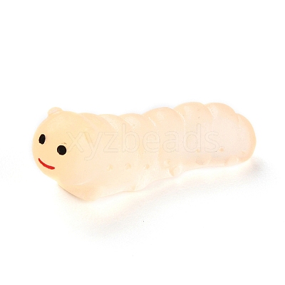 Luminous Resin Worm Ornament DJEW-R011-01C-05-1