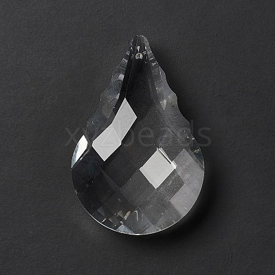 Transparent Glass Big Pendants GLAA-F118-14-1