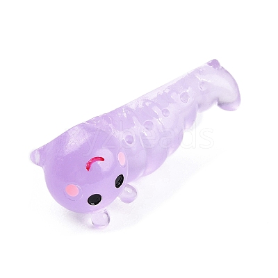 Luminous Resin Worm Ornament DJEW-R011-01A-03-1