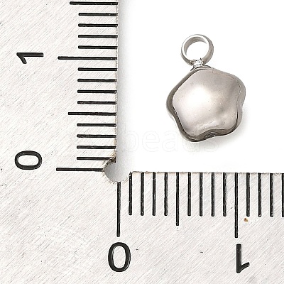 304 Stainless Steel Pendants STAS-Q346-02P-03-1