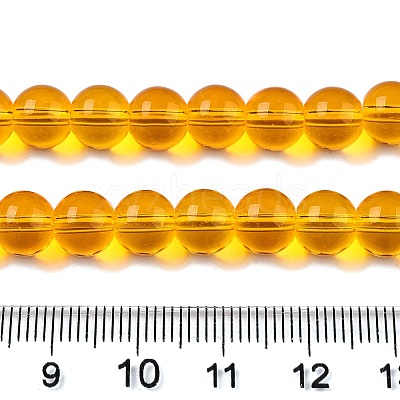Transparent Glass Beads Strands GLAA-T032-T8mm-11-1