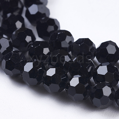 Imitation Austrian Crystal Bead Strands G-M181-4mm-23A-1
