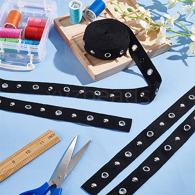 5 Yards Flat Cotton Ribbon SRIB-BC0001-16A-1