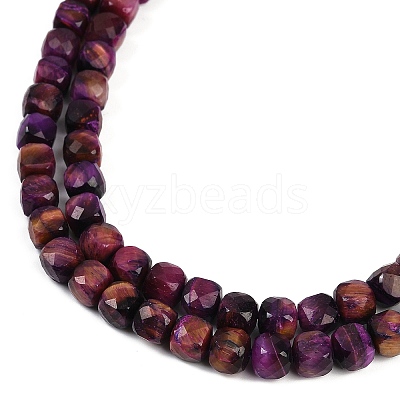 Natural Tiger Eye Dyed Beads Strands LS-G-H028-A01-07-1