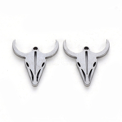 Tarnish Resistant 304 Stainless Steel Charms STAS-N092-52-1