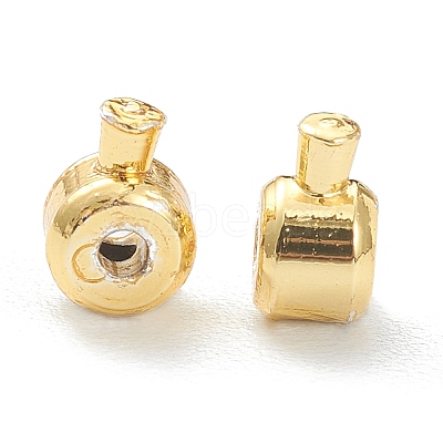 Brass Crimp Beads KK-F826-03G-1