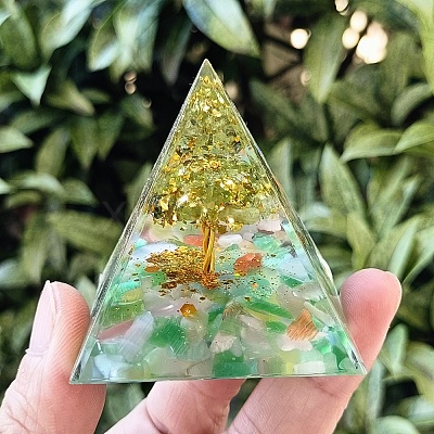 Orgonite Pyramid Resin Energy Generators PW-WGE81C6-01-1
