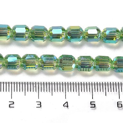 Electroplate Glass Beads Strands EGLA-D030-19K-1