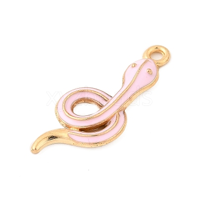 Alloy Enamel Pendants FIND-U031-14G-04-1