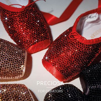 Preciosa® Crystal Hotfix Flatback Stones Y-PRC-HSS16-30240-200-1