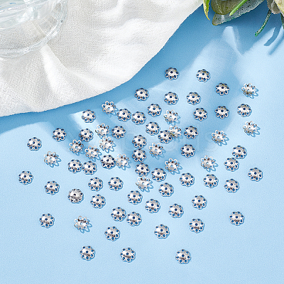 1000Pcs 304 Stainless Steel Bead Caps STAS-DC0012-14-1