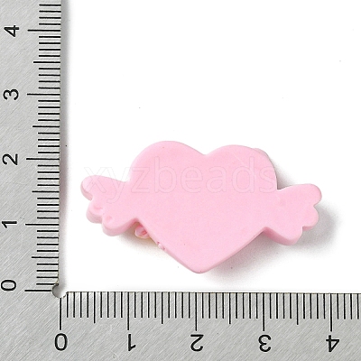Pink Theme Opaque Resin Decoden Cabochons RESI-C045-06E-1