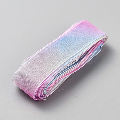 10 Yards Rainbow Color Organza Ribbon OCOR-WH20005-04C-1