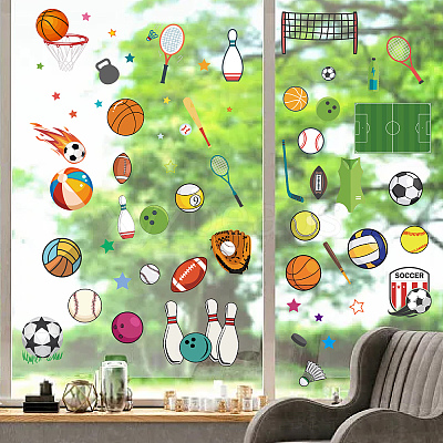 8 Sheets 8 Styles PVC Waterproof Wall Stickers DIY-WH0345-146-1