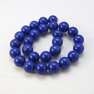 Synthetic Lapis Lazuli Beads Strands X-G-E110-6mm-1-1