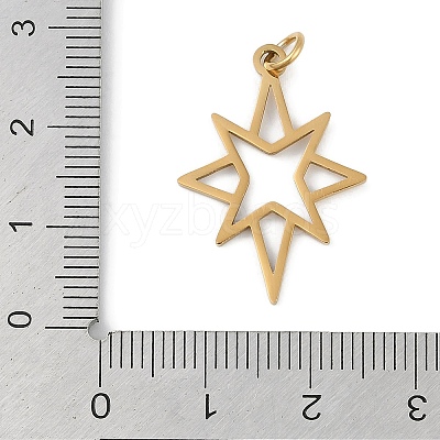 304 Stainless Steel Pendants STAS-L279-034G-1