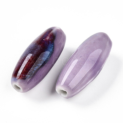 Handmade Porcelain Beads PORC-N008-07O-1