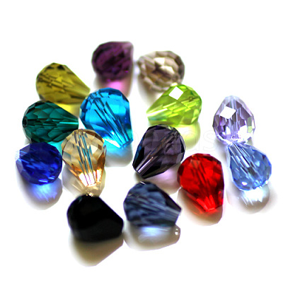 Imitation Austrian Crystal Beads SWAR-F062-8x6mm-M-1
