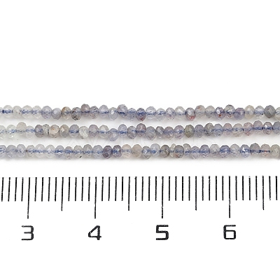 Natural Iolite Beads Strands G-F789-02-1