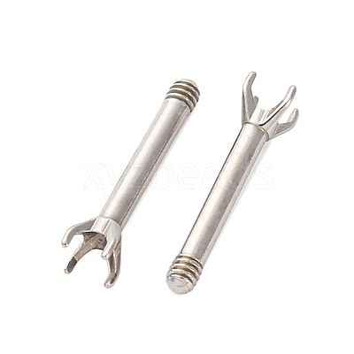 304 Stainless Steel Stud Earring Findings STAS-B091-02B-01P-1