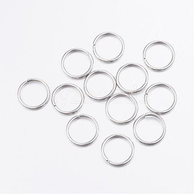 Tarnish Resistant 304 Stainless Steel Open Jump Rings STAS-P151-01-1