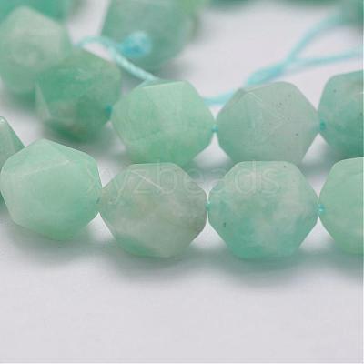 Natural Amazonite Bead Strands G-G970-10-10mm-1