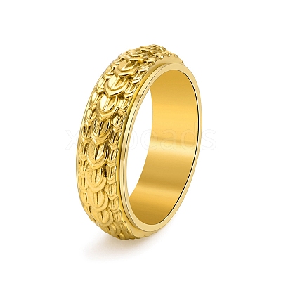 Rotatable Stainless Steel Finger Ring PW-WG50513-09-1