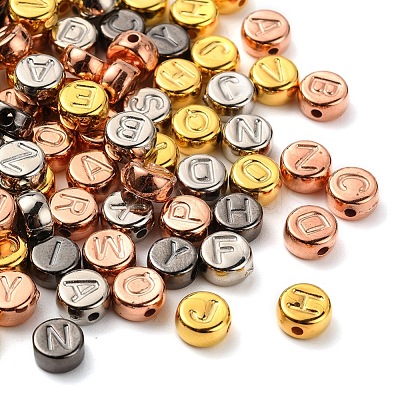 500Pcs 4 Colors CCB Plastic Beads CCB-YW0001-03M-1