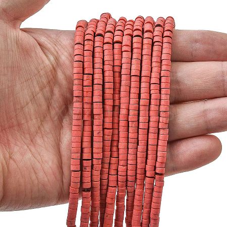 Dyed Synthetic Turquoise Beads Strands G-Z089-A04-P-1