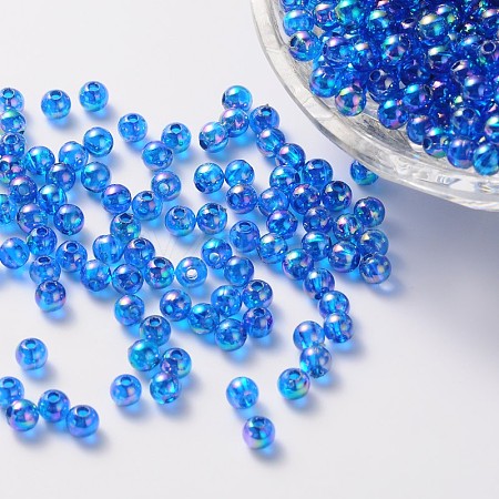 Eco-Friendly Transparent Acrylic Beads LS-X-PL733-12-1