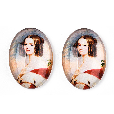 Glass Cabochons GGLA-T004-01-X-1