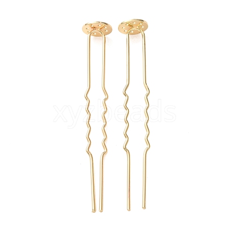 Brass Hair Fork Findings KK-H298-02A-1