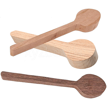 Wood Carving Spoon AJEW-GF0001-40-1
