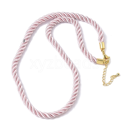 5MM Nylon Twisted Cord Necklace Making FIND-G096-01G-20-1