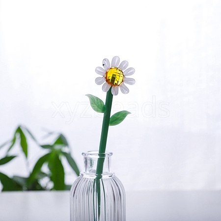 Handmade Glass Flower Decoration PW-WG63267-22-1