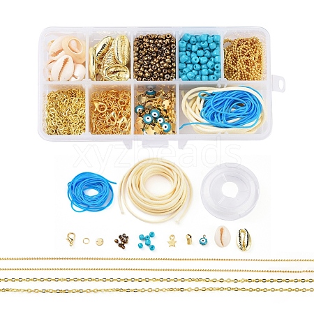 Ocean Theme DIY Bracelet Making DIY-JP0003-87G-1