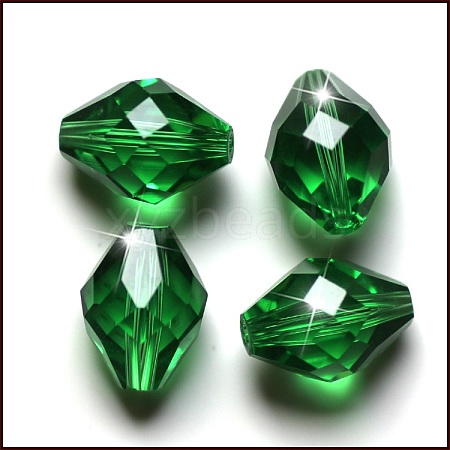 Imitation Austrian Crystal Beads SWAR-F054-9x6mm-15-1