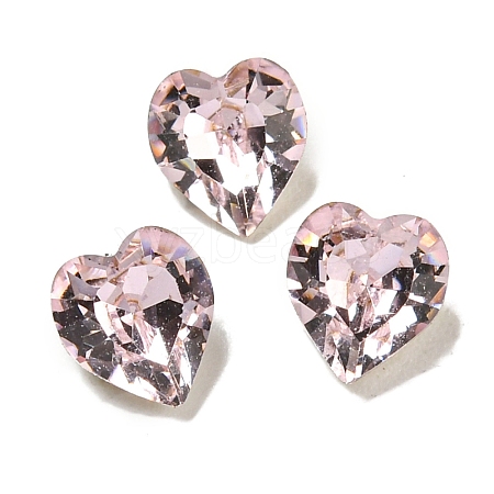 Glass Rhinestone Cabochons RGLA-L029-16B-223-1