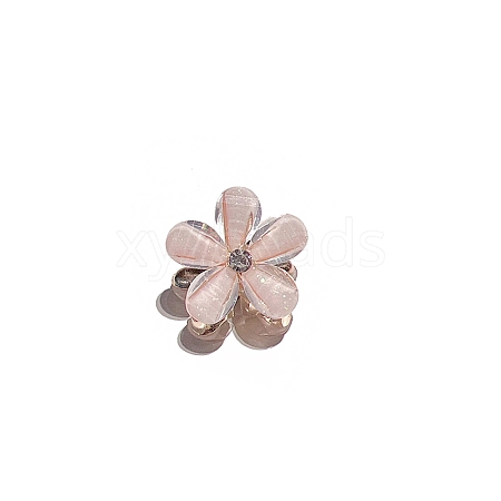 Plastic Flower Claw Hair Clips PW-WGF255D-04-1