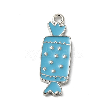 Winter Theme Alloy Enamel Pendants ENAM-M002-05H-P-1