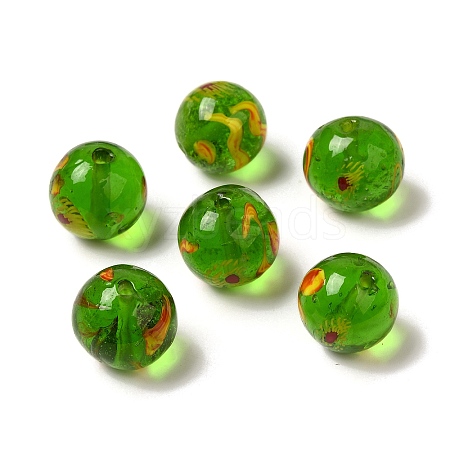 Handmade Transparent Lampwork Beads LAMP-C016-04D-03-1