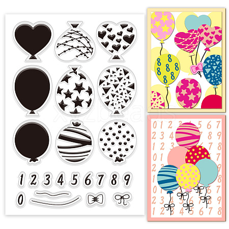 Custom PVC Plastic Clear Stamps DIY-WH0618-0096-1