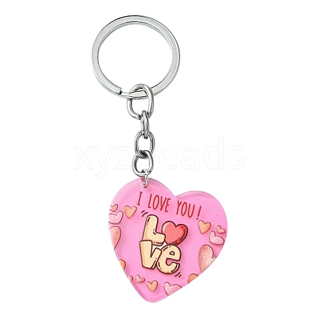 Valentine's Day Acrylic Keychain KEYC-YW00020-05-1