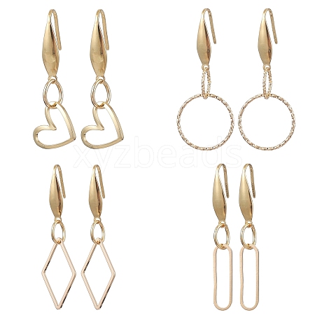 316 Surgical Stainless Steel Dangle Earrings EJEW-JE05626-1