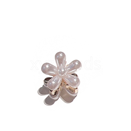 Plastic Flower Claw Hair Clips PW-WGF255D-06-1