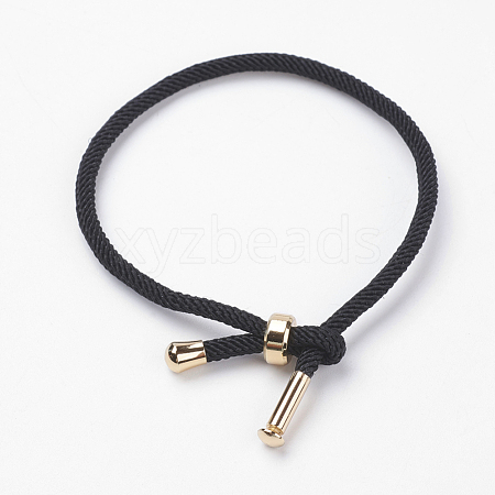 Cotton Twisted Cord Bracelet Making X-MAK-L012-03-1