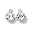 Rack Plating Alloy Rhinestone Charms FIND-M014-16D-P-1